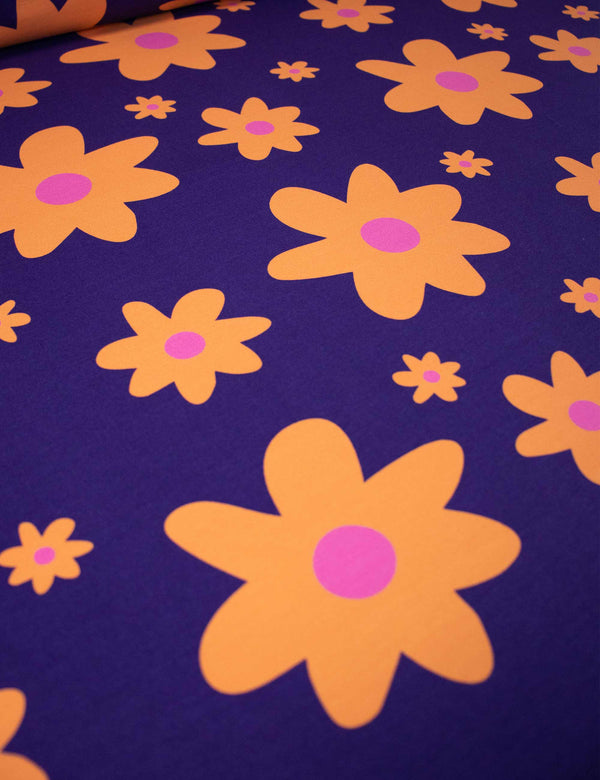 Color Clash Midnight Plum | French Terry | 170 cm breed