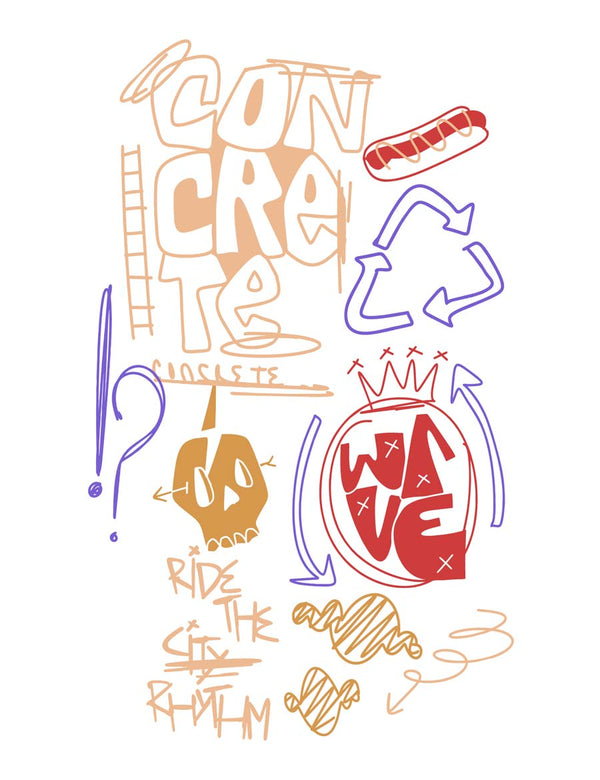 Concrete L - Urban Noise | Transfert thermocollant