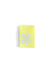 Daisy Yellow Geweven Label
