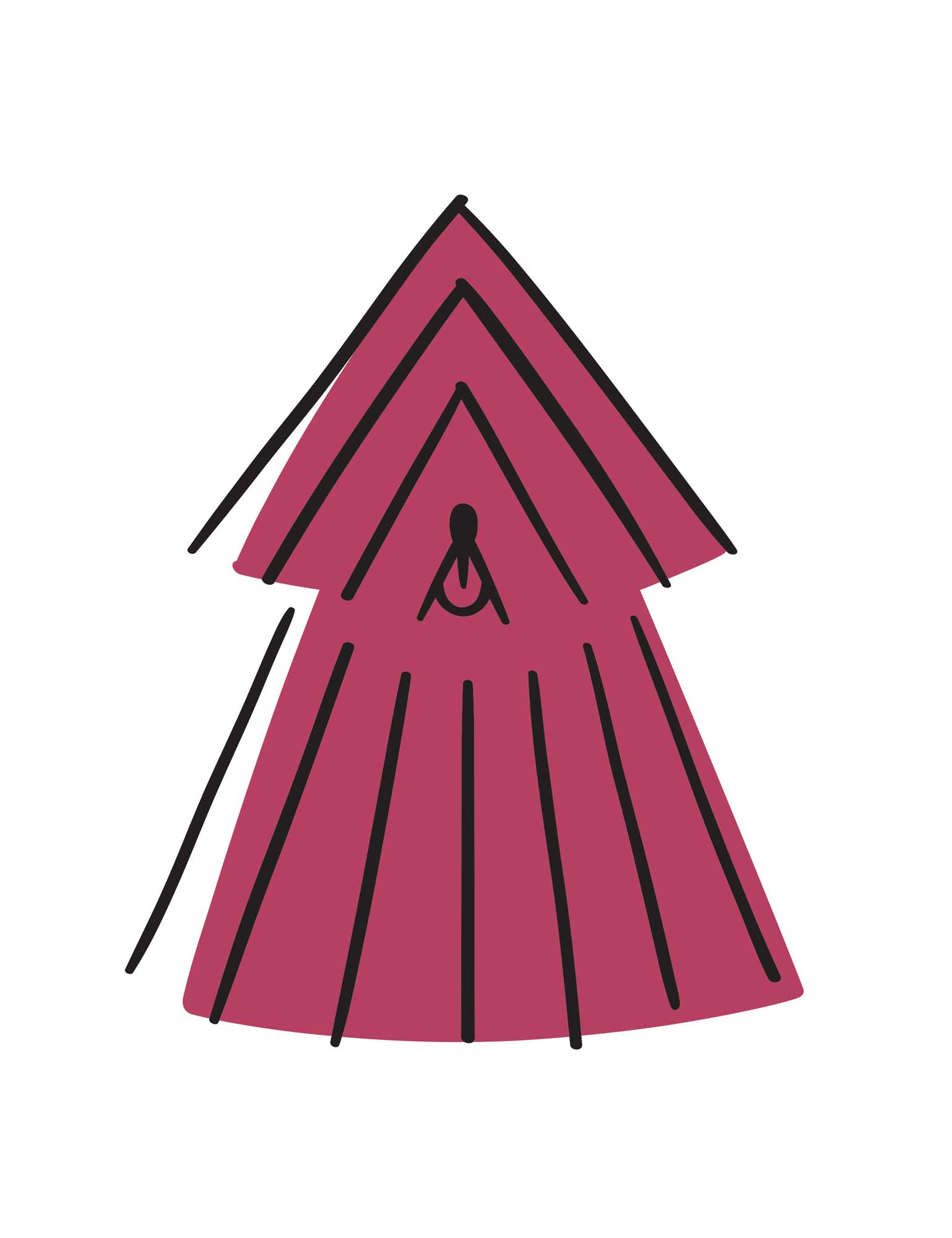 Dog Berry Bold | Strijktransfer