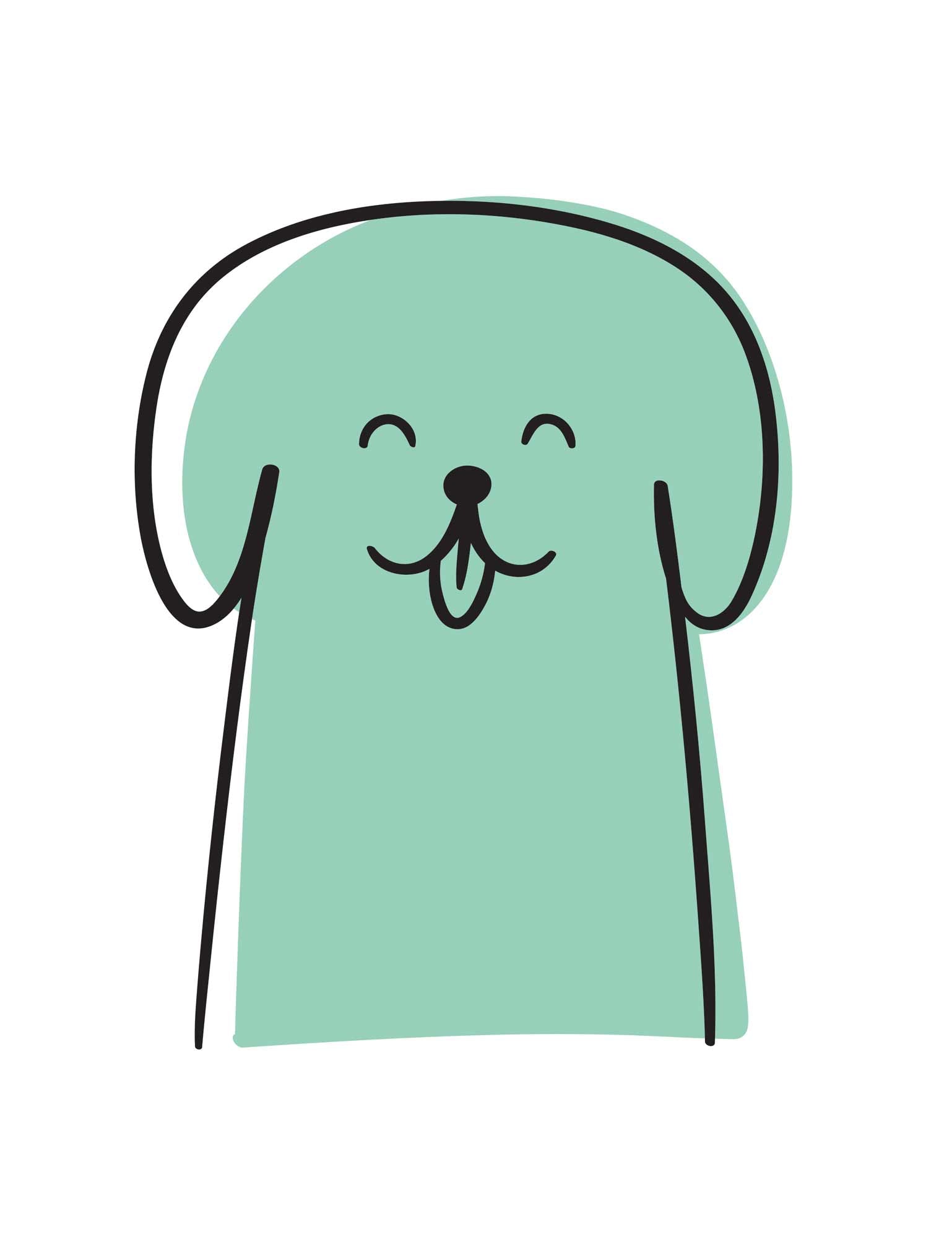 Dog Mint Vibe | Strijktransfer