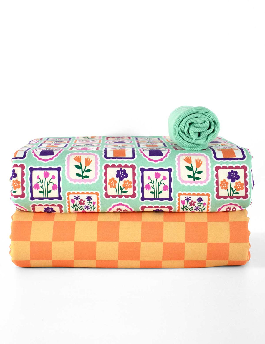 Bittersweet Orange Check Combi