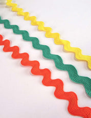 Geel zigzagband 13 mm