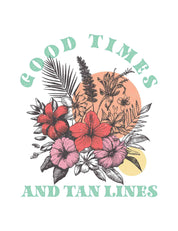 Good Times & Tan Lines - Vintage Summer Kleding Transfers