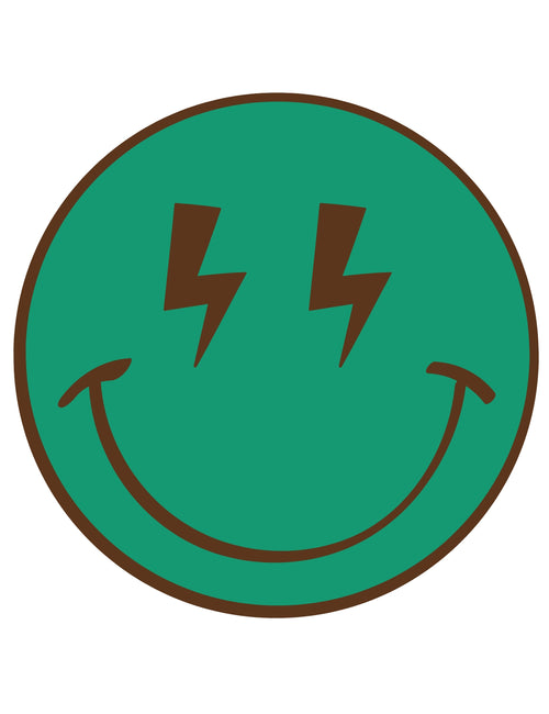Smiley Green | Strijktransfer