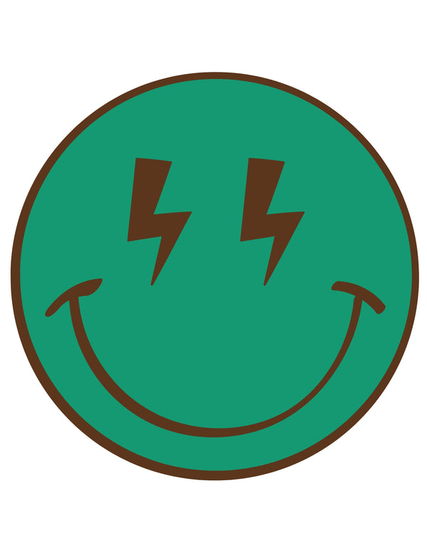 Smiley Green – Strijktransfer