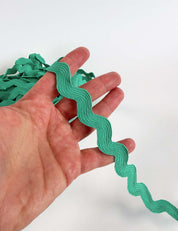Groen zigzagband 13 mm