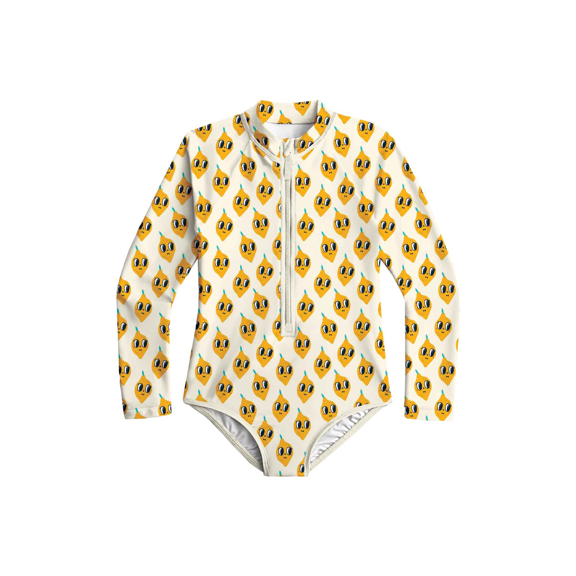 100cm Coupon Lycra Happy Lemons