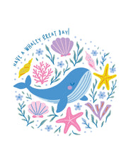 Have a Whaley Great Day - Ocean Dreamers | Strijktransfer