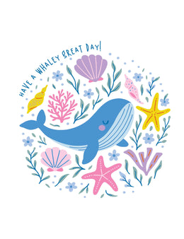 Have a Whaley Great Day - Ocean Dreamers – Strijktransfer