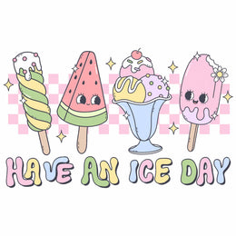 Have an ice day - Pink Summer – Strijktransfer