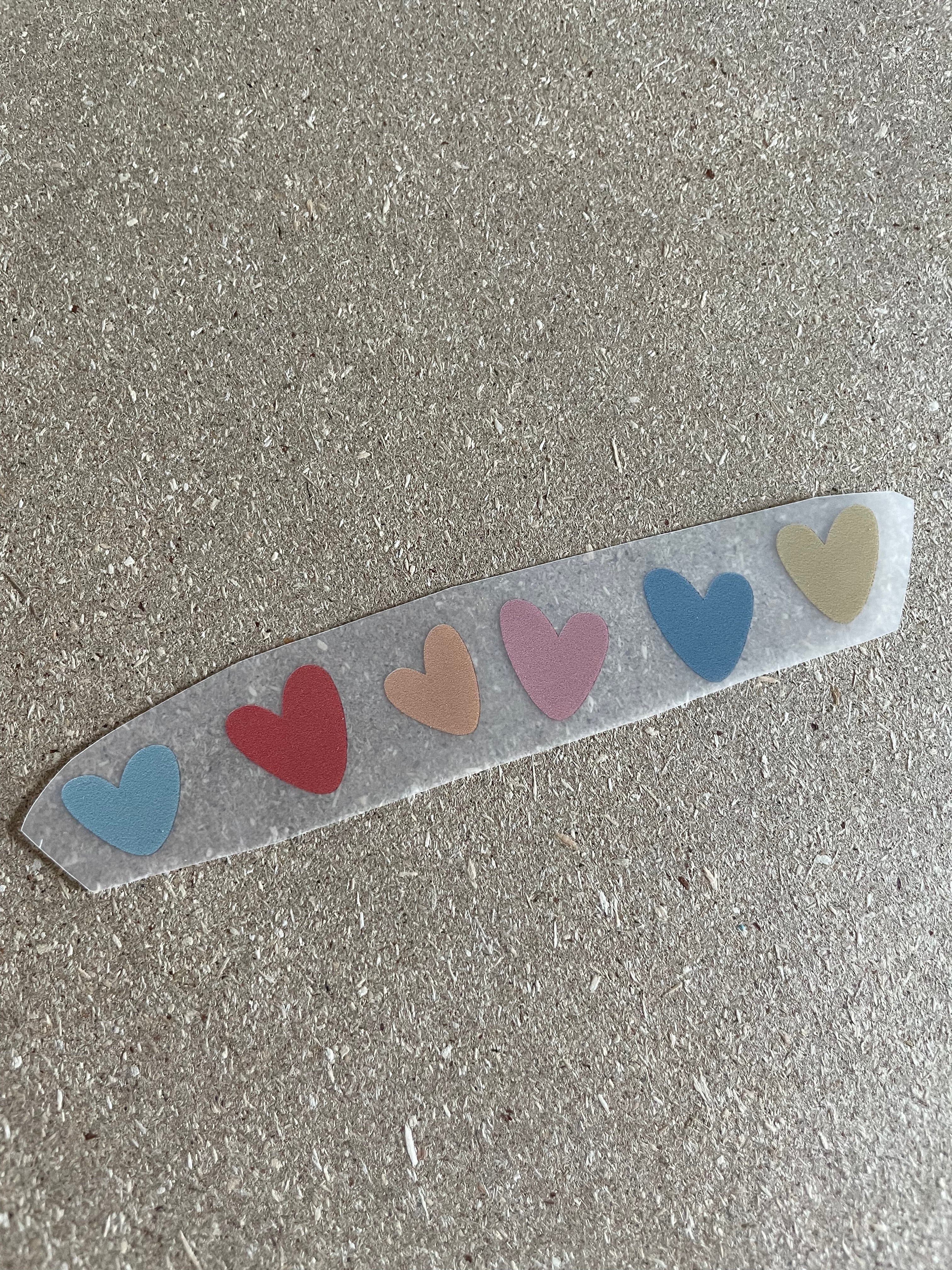Hearts - Boho Rainbow - Kleding Transfer