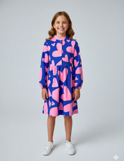 Bold Hearts Blue | French Terry | 170cm breed