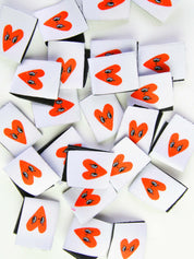 10x Happy Hearts Label