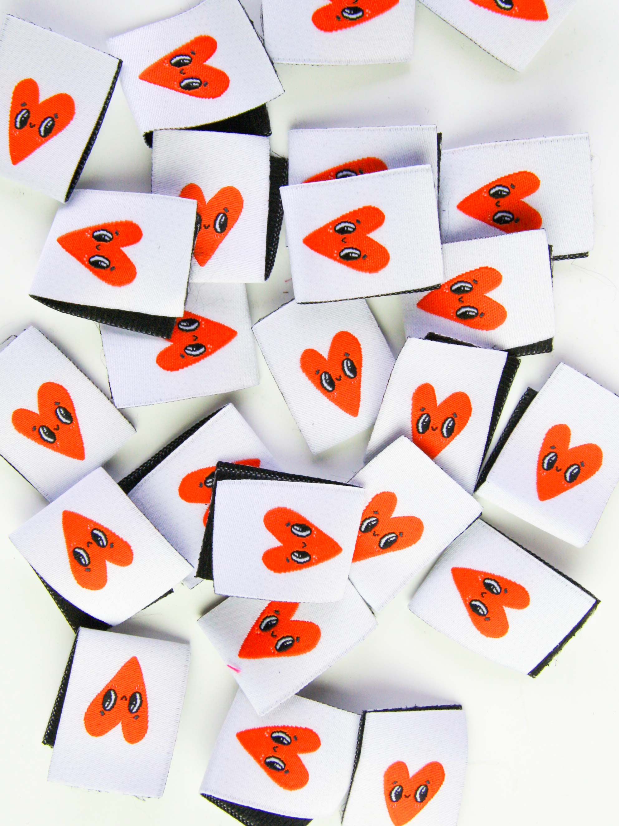 10x Happy Hearts Label