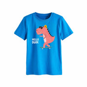 Hello Dude Red Dino - Boys Kleding Transfers