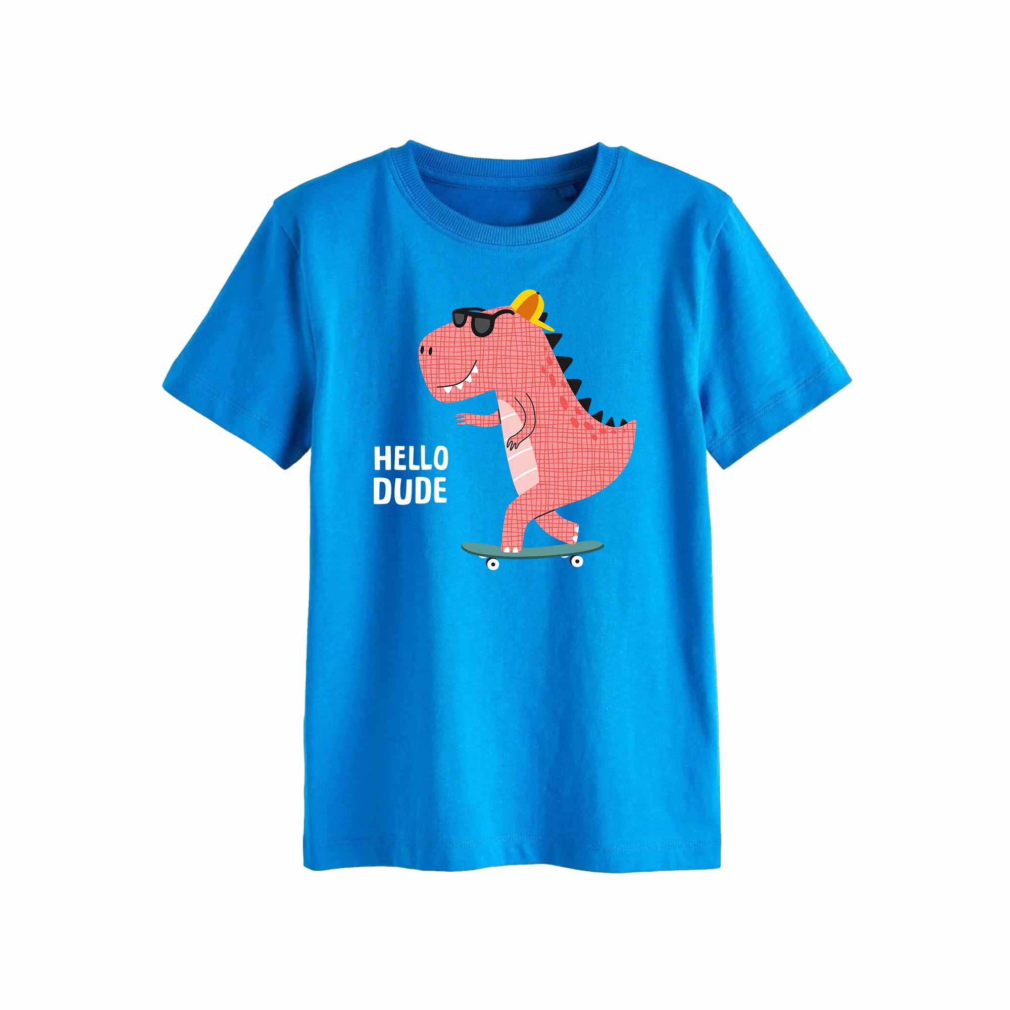 Hello Dude Red Dino - Boys Kleding Transfers