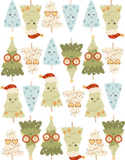 Kerstbomen Boys Groen - Fabric Frenzy