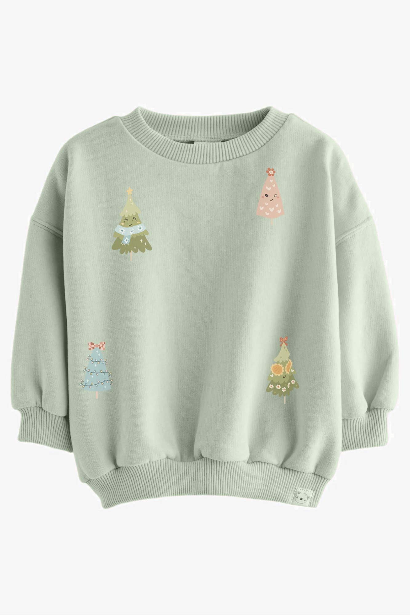 Kerstbomen Girls Groen - Fabric Frenzy