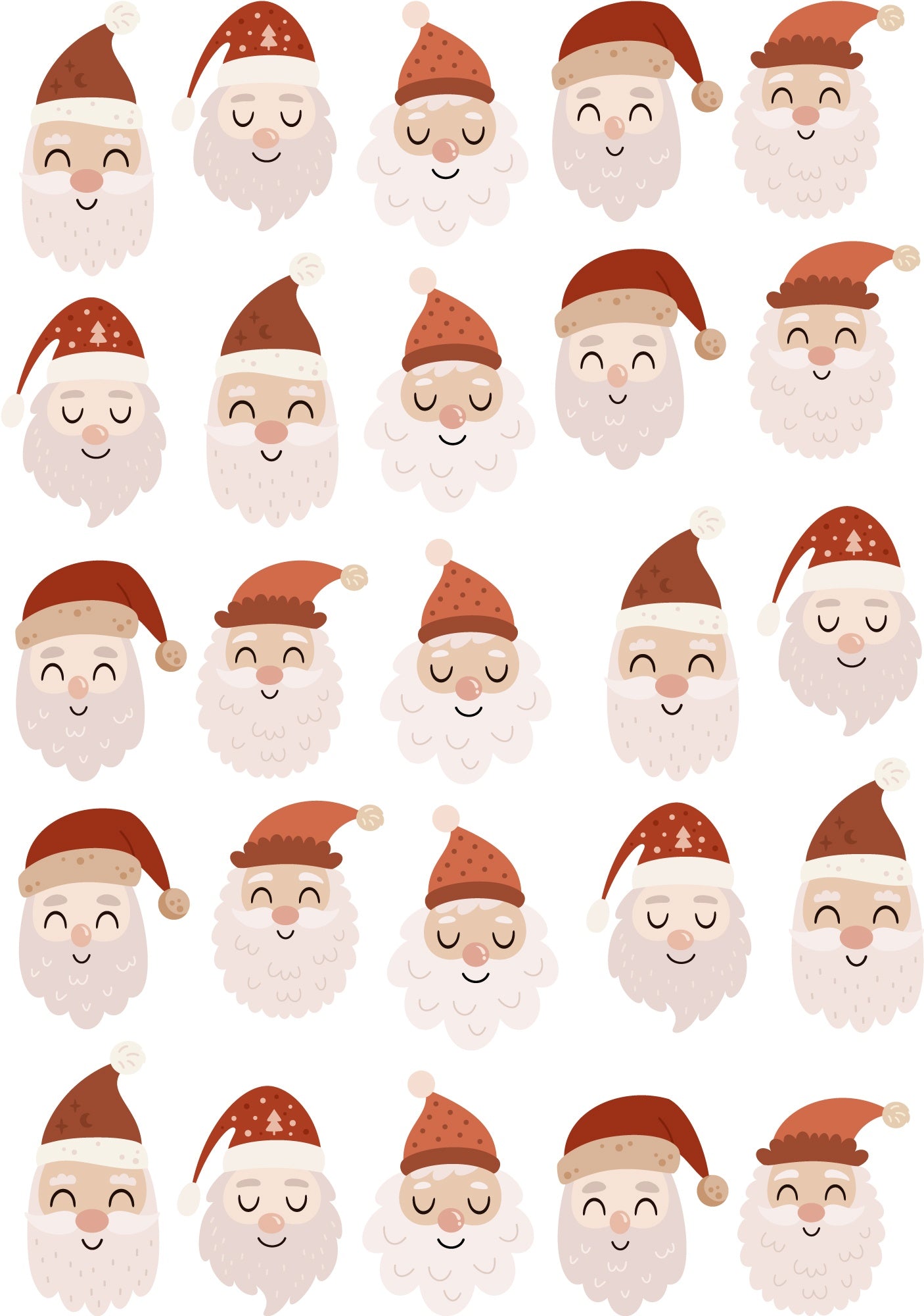 Kerstmannen - Fabric Frenzy