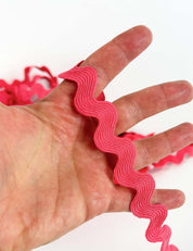 Koraal zigzagband 13 mm