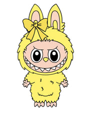 Labubu Lemon Haze| Strijktransfer