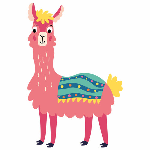 Lama 2 - Funny Lama | Strijktransfer