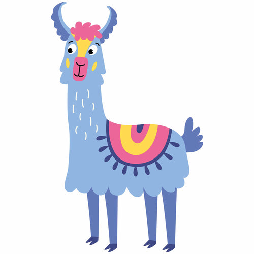 Lama 3 - Funny Lama | Strijktransfer