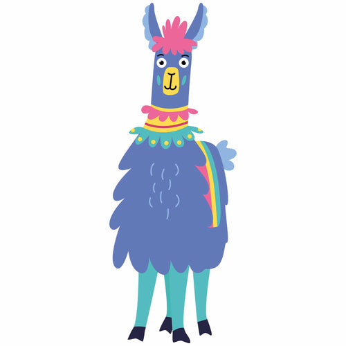 Lama 8 - Funny Lama | Strijktransfer