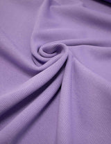 Lavender Purple | 2x1 Rib Boordstof | 125cm breed