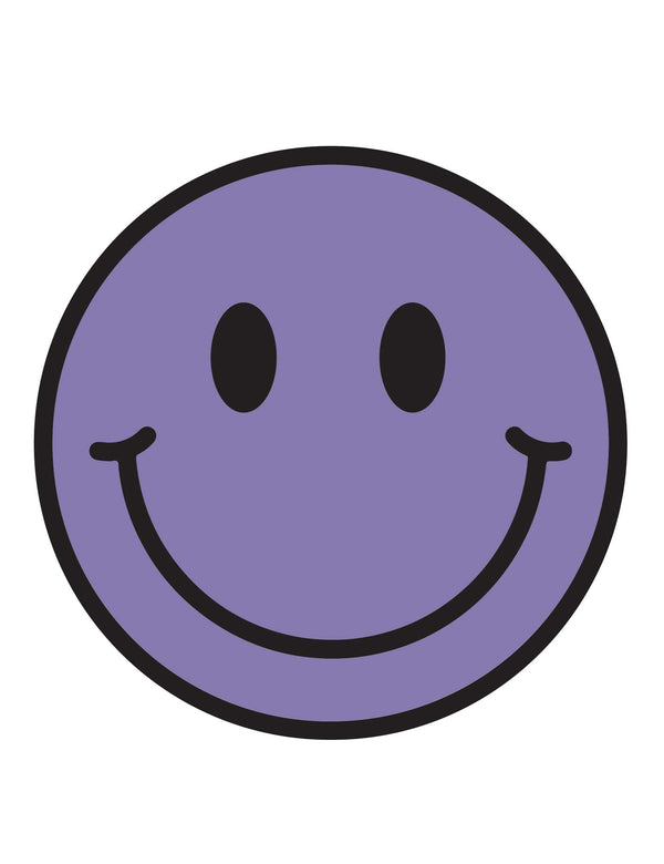 Lavender Purple Smiley – Strijktransfers