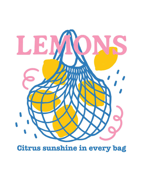 Lemons – Fruit Parade | Strijktransfer