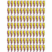 Lightning Bolt Geel -  Fabric Frenzy