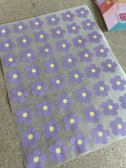 Kleine bloemen Lila  -  Fabric Frenzy