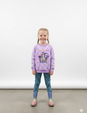 Lilalicious Check | French Terry | 170 cm breed