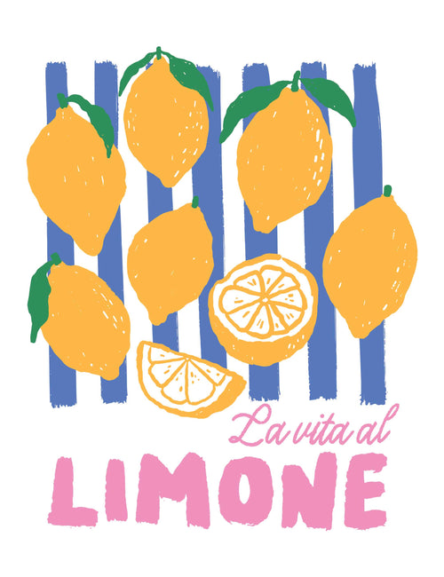 La vita al Limone - Handgezeichnet | Bügeltransfer