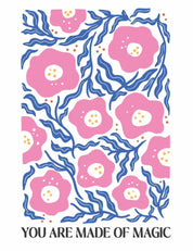 Made of Magic - Floral Kleding Transfers