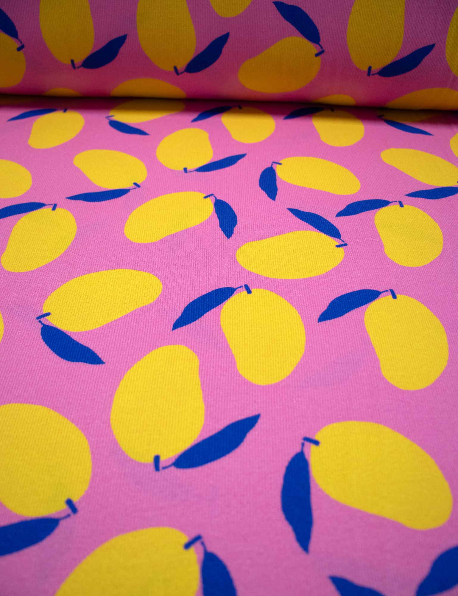 Mango Mania (B-Ware) | Rippstrick | 125 cm breit