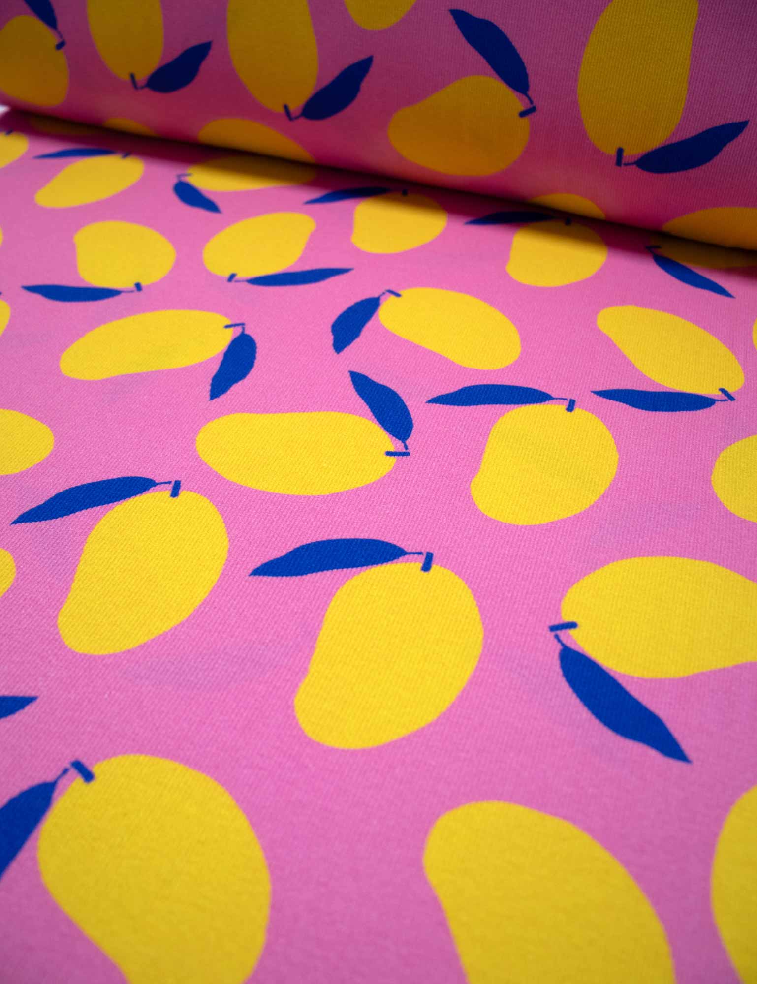 Mango Mania (B-Ware) | Rippstrick | 125 cm breit