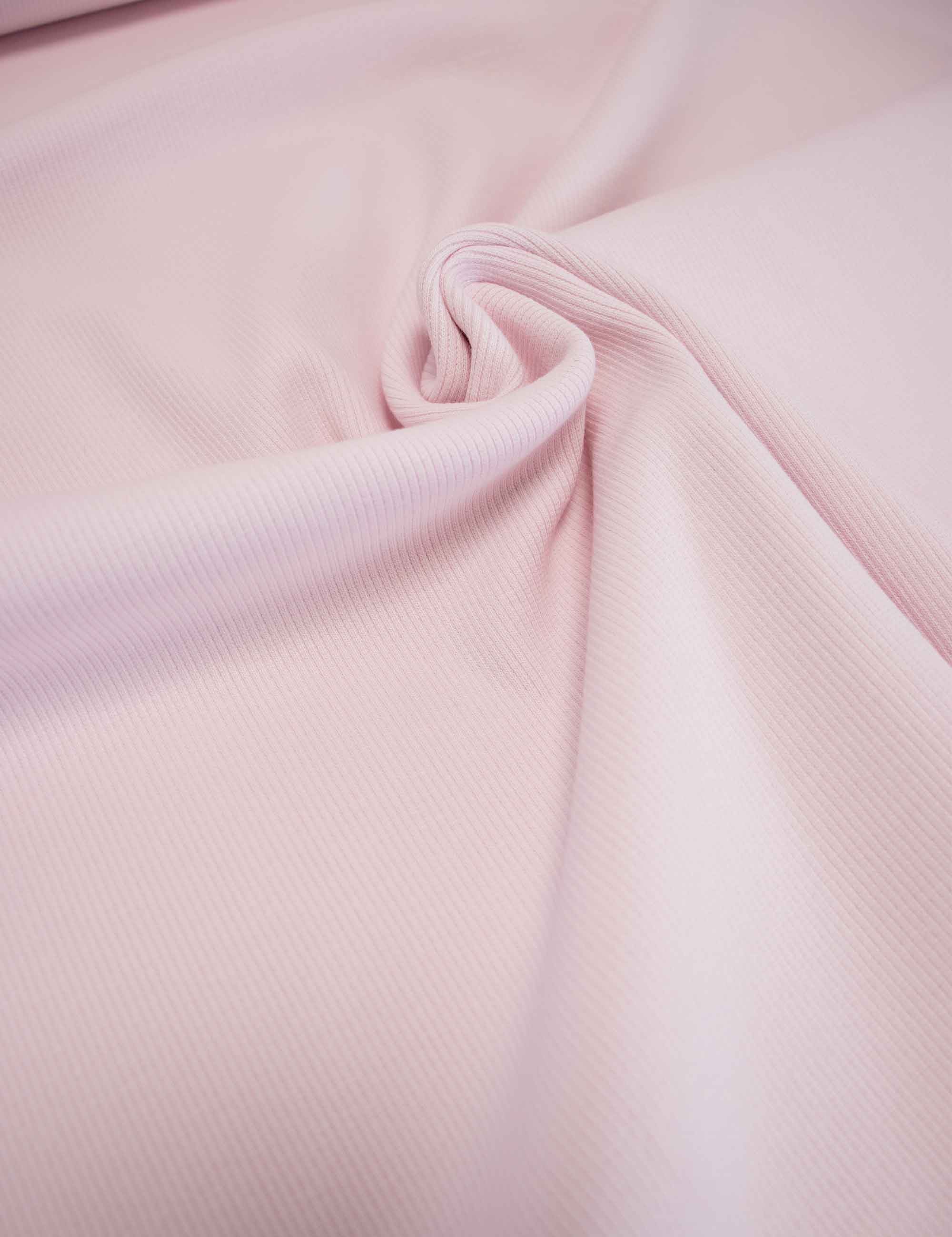 Marshmallow Pink | 2x1 Rib fabric | 125cm wide