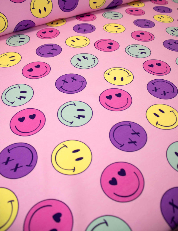 Mixed Moods Pink Pearl | French Terry | 170 cm breit