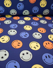 Mixed Moods Rhino Blue | French Terry | 170 cm breed