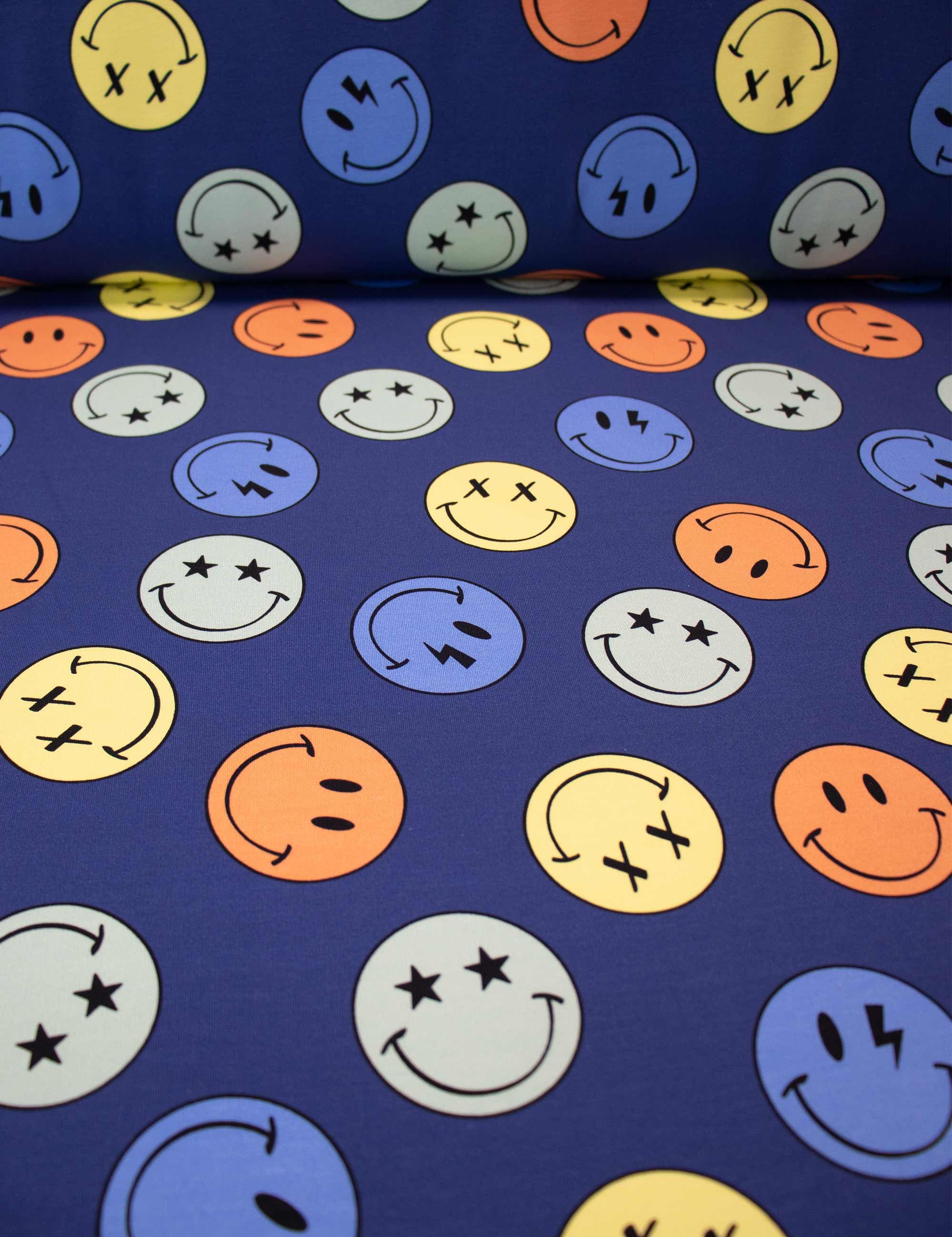 Mixed Moods Rhino Blue | French Terry | 170 cm breed