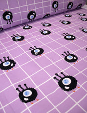 Monster Friends Lilalicious | French Terry | 170 cm breed