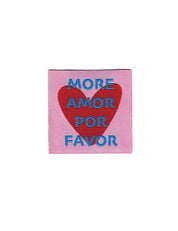 More Amor Por Favor – Geweven naailabel
