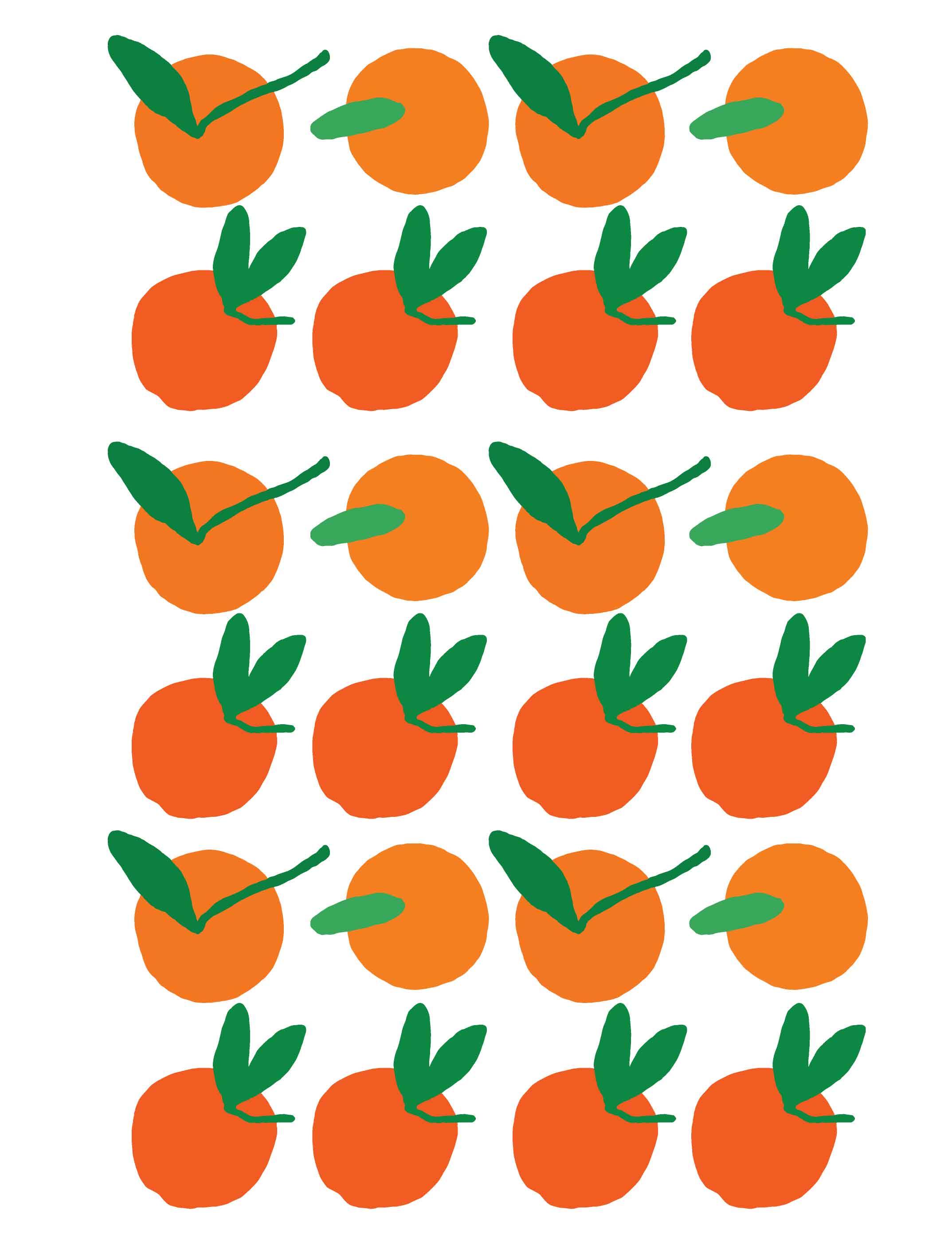 Oranges -  Fabric Frenzy