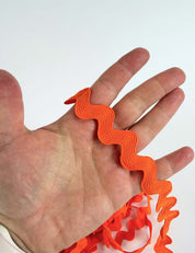 Oranje zigzagband 13 mm