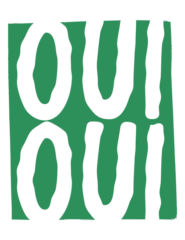 OUI OUI - Hand Drawn – Strijktransfer