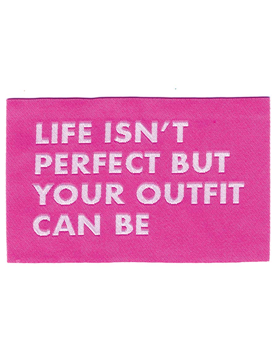 Perfect Outfit – Geweven naailabel
