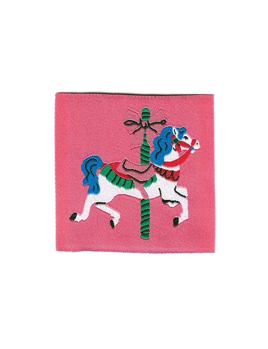 Carousel Horse – Geweven naailabel